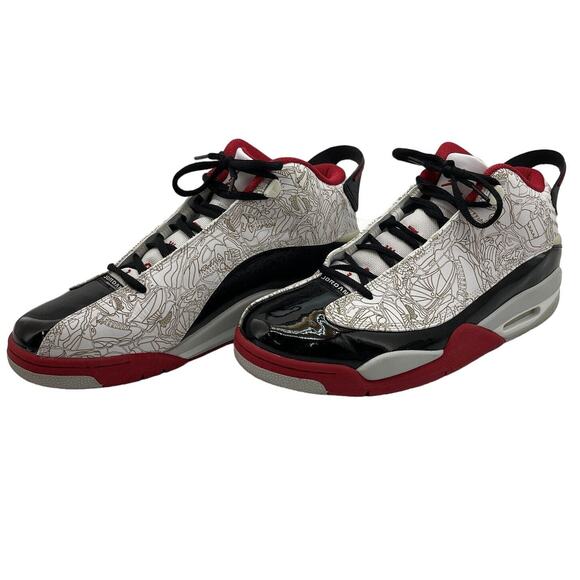 Size 11.5 - Air Jordan Dub Zero White/Black Varsity Red Mens Jumpman Retro - Picture 1 of 16